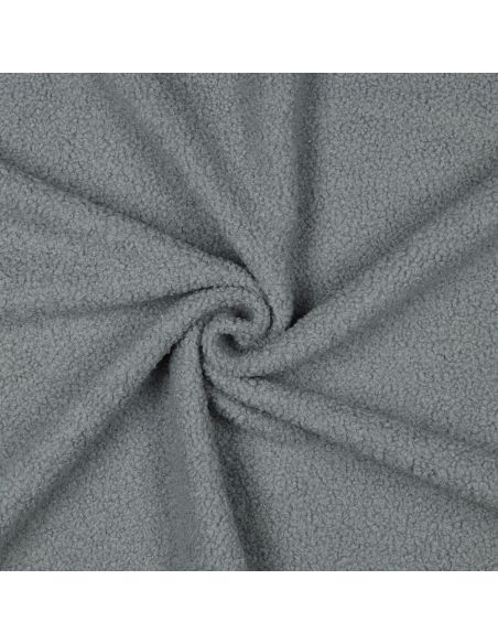 Double-sided Teddy fleece fabric - Blue gray