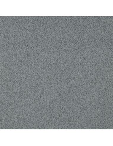 Double-sided Teddy fleece fabric - Blue gray