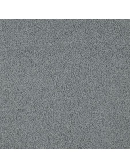 Double-sided Teddy fleece fabric - Blue gray