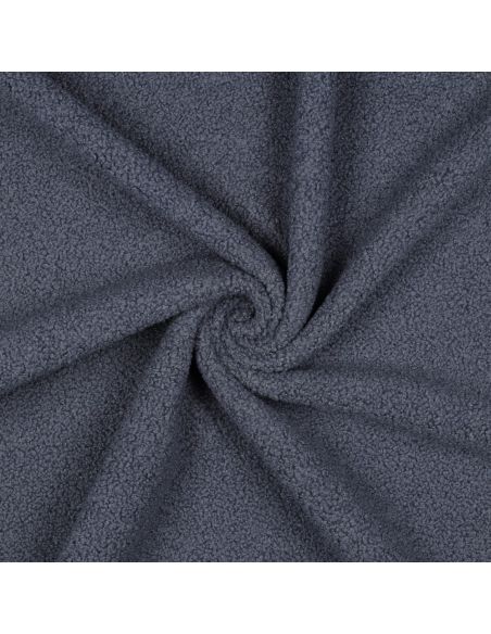 Double-sided Teddy fleece fabric - Jeans