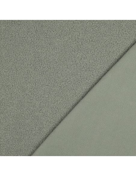 Double-sided Teddy fleece fabric - Verdigris