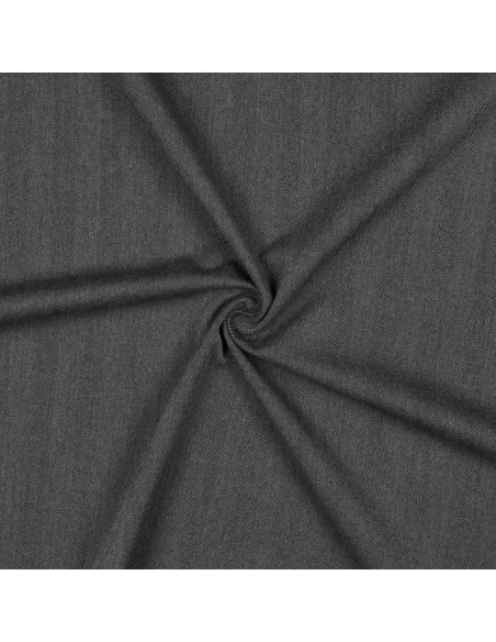 Large stretch herringbone fabric - Gray