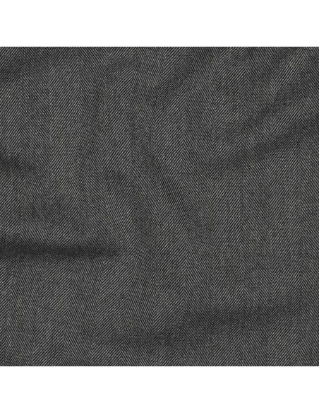 Large stretch herringbone fabric - Gray