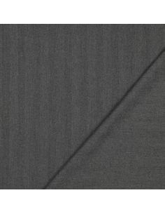 Large stretch herringbone fabric - Gray