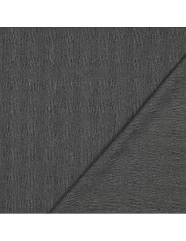Large stretch herringbone fabric - Gray