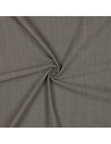 Large stretch herringbone fabric - Taupe