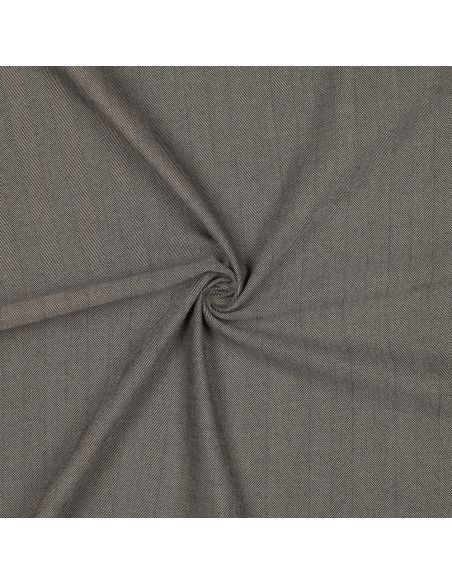 Large stretch herringbone fabric - Taupe