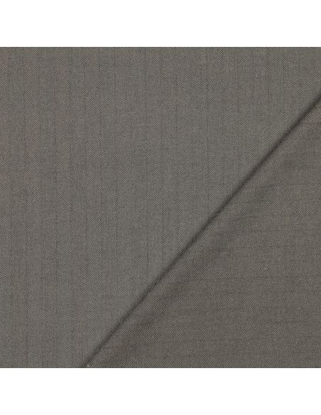 Large stretch herringbone fabric - Taupe