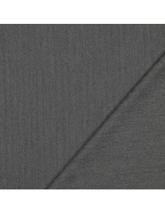 Fine stretch herringbone fabric - Gray