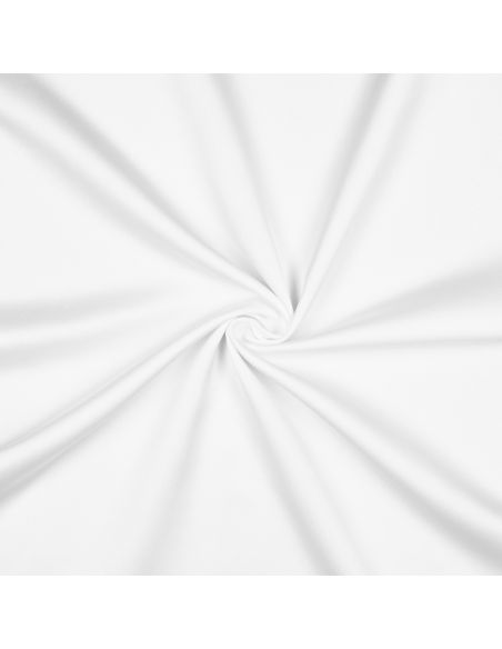 Micro satin fabric with a silk touch - White