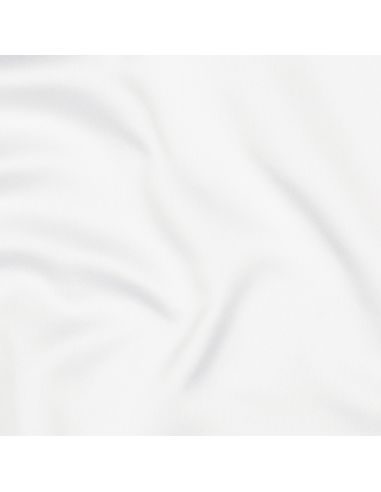 Micro satin fabric with a silk touch - White