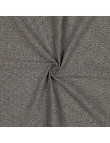 Fine stretch herringbone fabric - Taupe