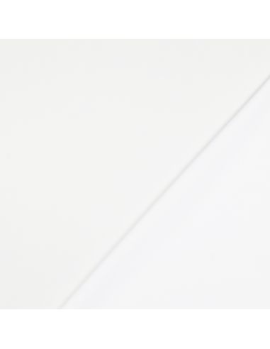 Micro satin fabric with a silk touch - White