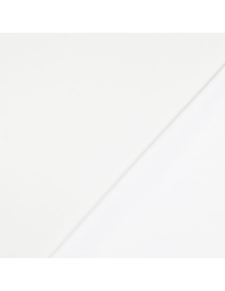 Micro satin fabric with a silk touch - White