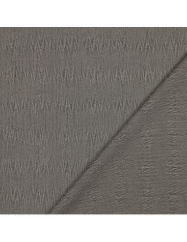 Fine stretch herringbone fabric - Taupe