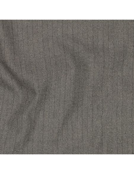 Fine stretch herringbone fabric - Taupe