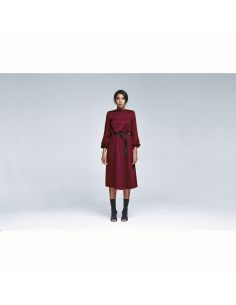 Micro satin fabric with a silk touch - Bordeaux 2