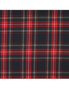 Scottish tartan fabric - Navy 2