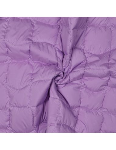 Double-sided quilted fabric pop - Lilac and apricot