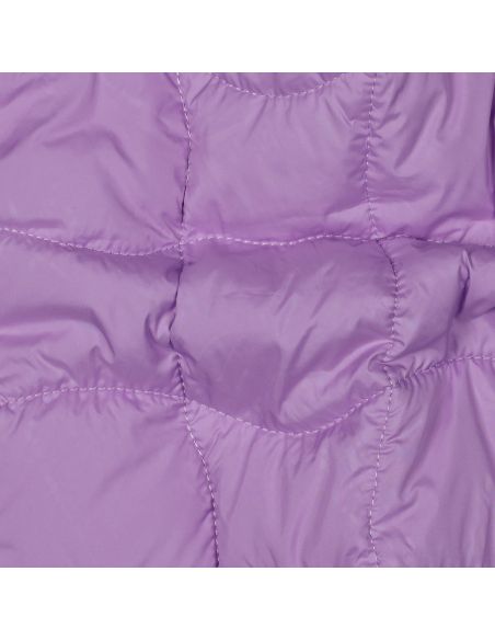 Double-sided quilted fabric pop - Lilac and apricot