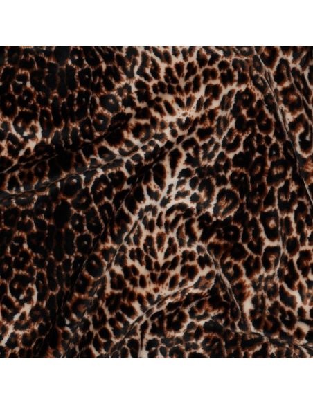 Animal velvet panne fabric - Wild