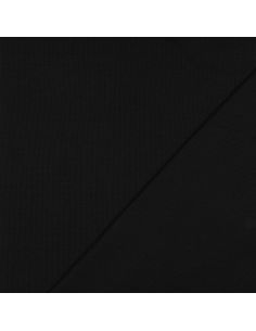 Ribbed jersey ribbed fabric - Black 2