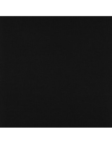 Ribbed jersey ribbed fabric - Black