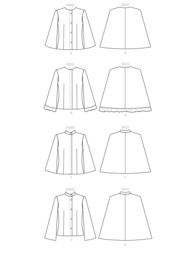 Cape pattern - Butterick 6603