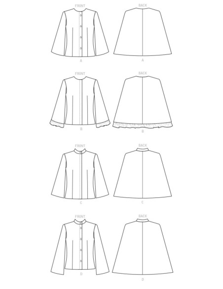 Cape pattern - Butterick 6603