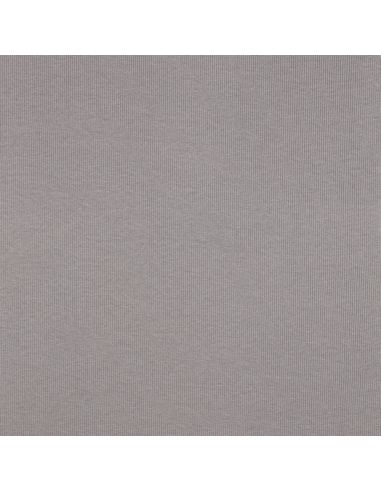 Ribbed jersey ribbed fabric - Gray