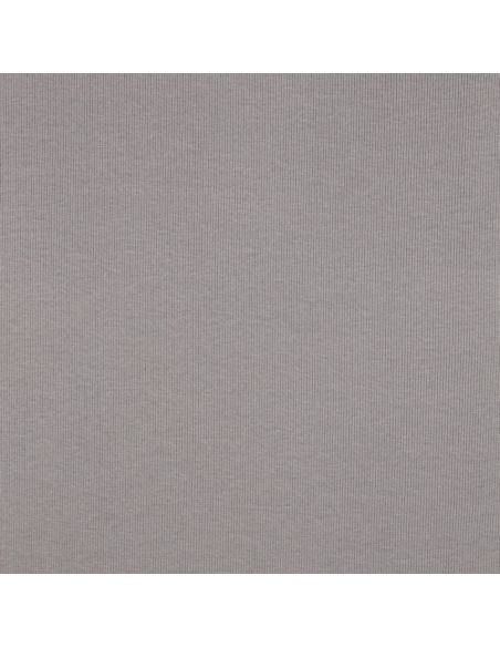 Ribbed jersey ribbed fabric - Gray