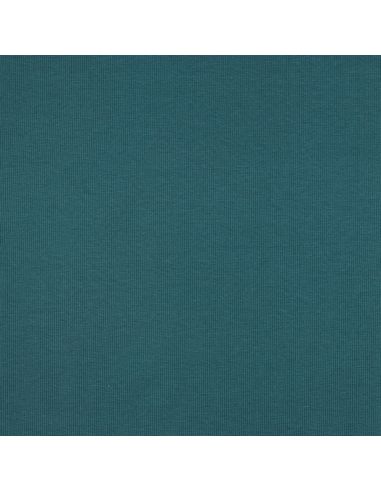 Ribbed jersey ribbed fabric - Petrol blue