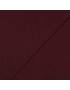 Ribbed jersey ribbed fabric - Bordeaux 2