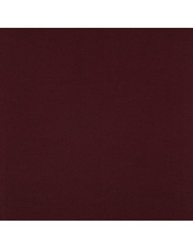 Ribbed jersey ribbed fabric - Bordeaux