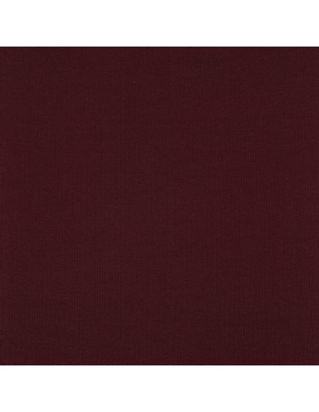 Ribbed jersey ribbed fabric - Bordeaux