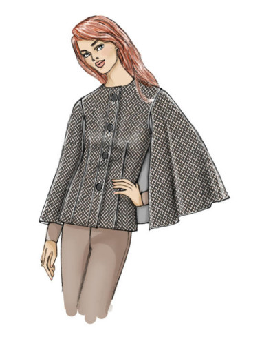 Cape pattern - Butterick 6603