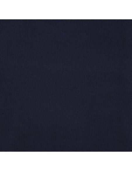 Ribbed jersey ribbed fabric - Navy blue