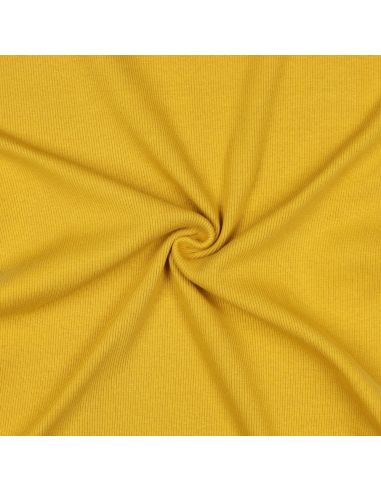 Ribbed ribbed jersey fabric - Mustard