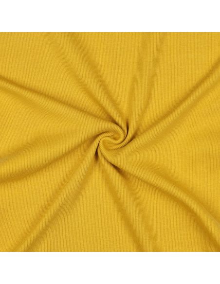 Ribbed ribbed jersey fabric - Mustard