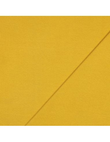Ribbed ribbed jersey fabric - Mustard