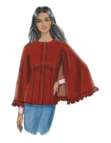 Cape pattern - Butterick 6603