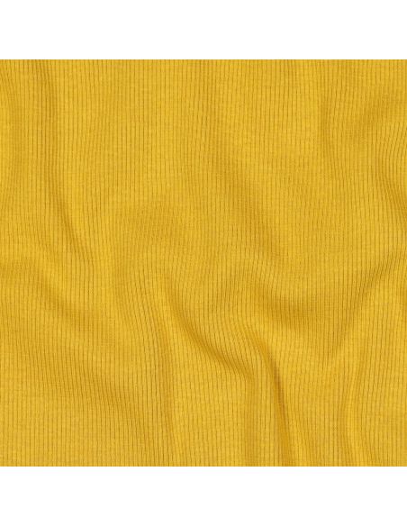 Ribbed ribbed jersey fabric - Mustard