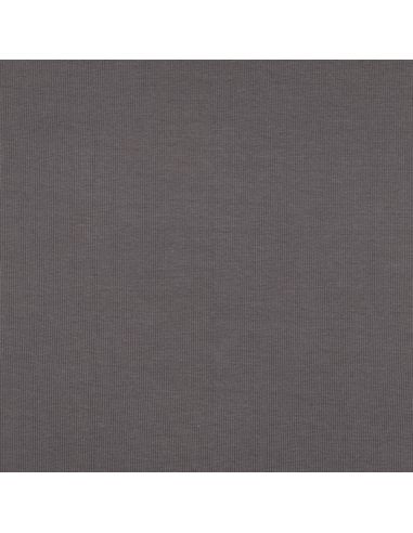 Ribbed jersey ribbed fabric - Dark gray