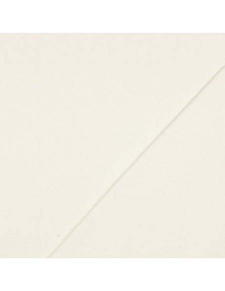 Ribbed jersey ribbed fabric - Ecru