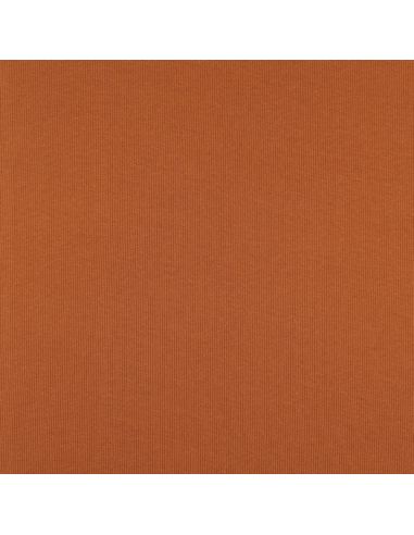 Ribbed ribbed jersey fabric - Brick