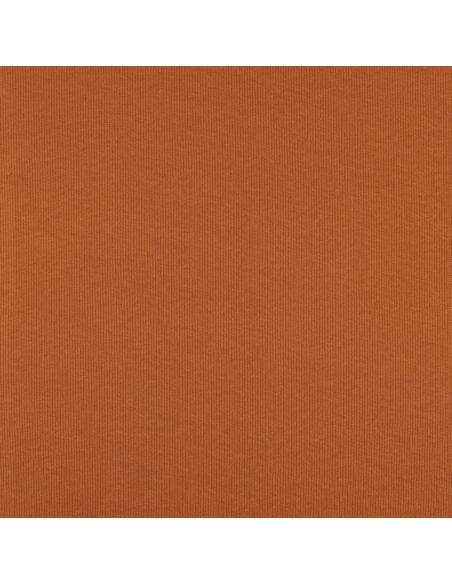 Ribbed ribbed jersey fabric - Brick
