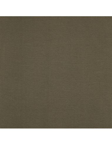 Ribbed ribbed jersey fabric - Khaki