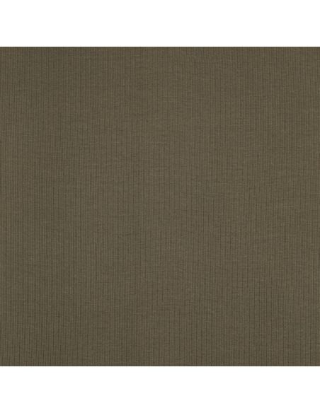 Ribbed ribbed jersey fabric - Khaki