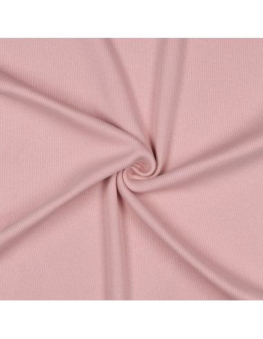 Ribbed jersey ribbed fabric - Blush