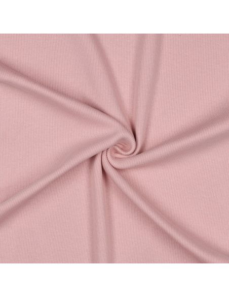 Ribbed jersey ribbed fabric - Blush